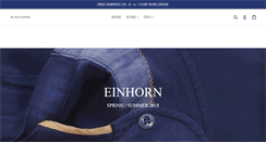 Desktop Screenshot of einhorn.de
